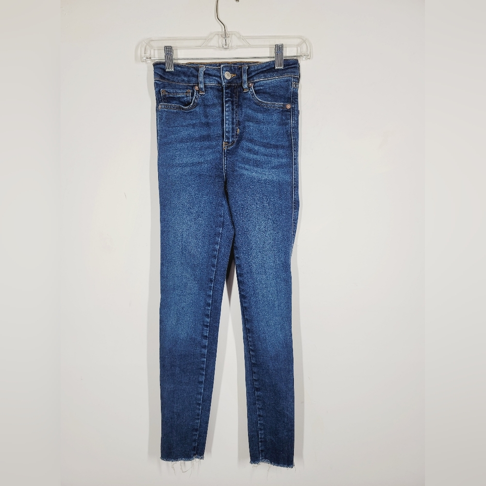 We The Free Dark Wash Skinny Jeans, Size 26